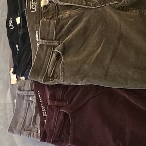 LOFT Women's Skinny Cords - 4 Pairs